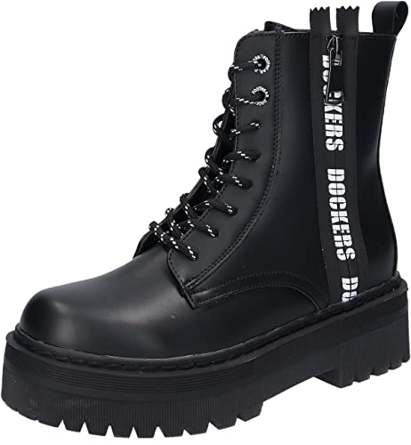 Dockers by Gerli Damen Nova Mode Stiefel, Black 45vl204 600100, 38 EU