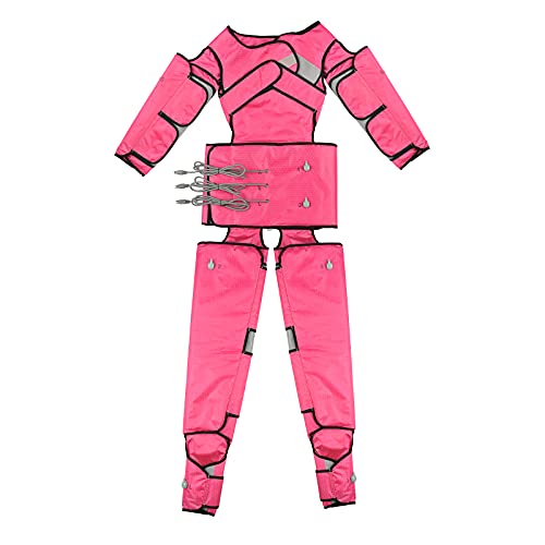 Traje de masaje de cuerpo completo de 400 W, dispositivo de drenaje linfático, masajeador de relajación muscular, con indicador LED y ajuste de varios niveles, adecuado para el uso en el hogar, la