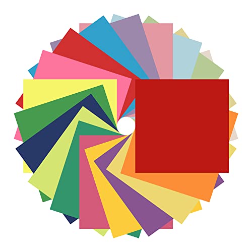 Origami Paper 160 Sheets, 20 Bright Colors Double Sided 6 Inch 80Gsm Square Sheets For Folding Floral Animal Geometric Kids Adults Art Crafts Uap060A #TOP2