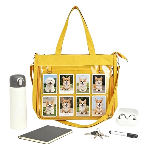 Ita Sac fourre-tout transparent 41cm pour photos et pin's de grande capacité