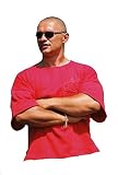 MORDEX BW T-Shirt fürs Bodybuilding, Gym, Fitness, Sport und Freizeit in versch. Farben (Rot, XL)
