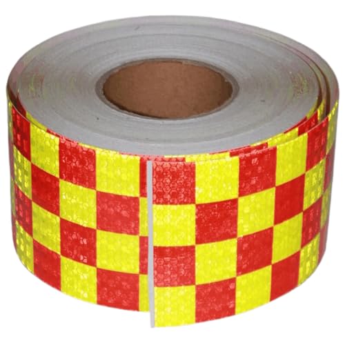 Bande réfléchissante 10,2 cm x 50,6 m ruban de marquage industriel étanche
