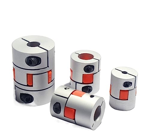 Rigid coupling,Stainless steel rigid coupling 1pcs Shaft Coupling Flexible Coupler 6.35mm X 6.35mm 25D30L