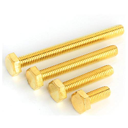 Tornillo hexagonal de latón M12 perno metalúrgico pasante para unión de estructuras 5