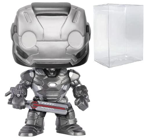 POP Marvel: Captain America 3: Civil War - War Machine Funko Pop! Vinyl Figure (Bundled with Compatible Pop Box Protector Case), Multicolored, 3.75 inches