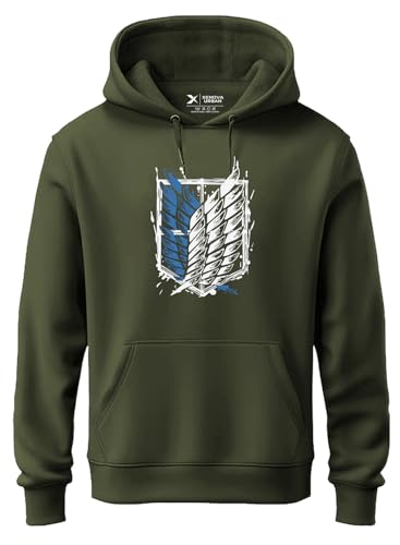 Image of XENOVAURBAN Hoodies | Unisex Hoodie Sweatshirt Anime Printed AOT1