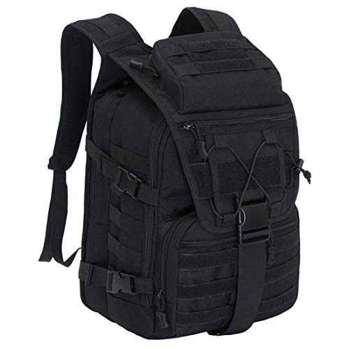 Mochila táctica 40l-50l mochila caminar hombre mochila militar asalto molle para deportes al aire libre camping caza montañismo viaje