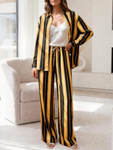 Women's Striped Pajama Set - image 5