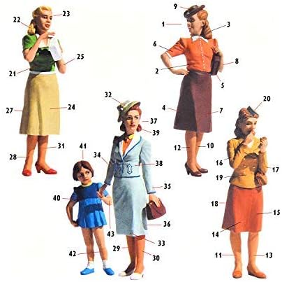 Plastic Model Kit to Build for Adults - Women of World War II -