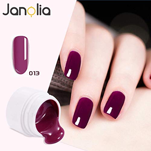 Janolia Gelnagellak, 36 kleuren, semi-permanent, gelnagellak set voor nageldesign, perfect voor beginners, perfect cadeau - Image 5