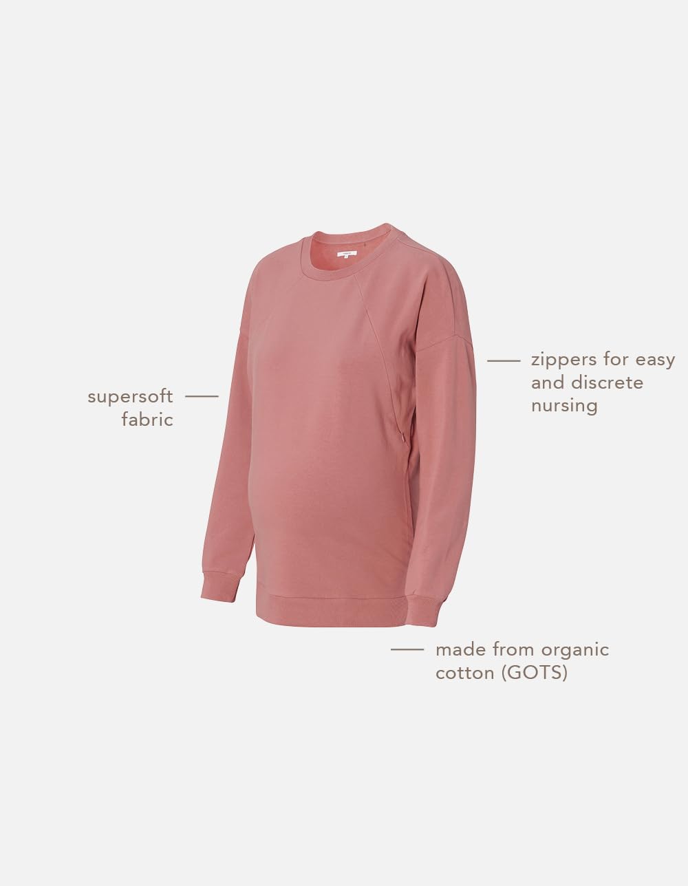 Noppies Damen Lesy Nursing Sweater Ls Pullover