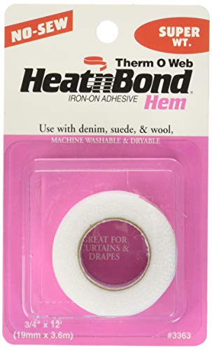Thermoweb Heat'n Bond Hem Iron-On Adhesive - Super-3/4 X12 Feet (3363)