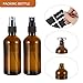 ALIFEIA Botellas de spray de vidrio ámbar de 100 ml Imagen de ALIFEIA Botellas de spray de vidrio ámbar de 100 ml