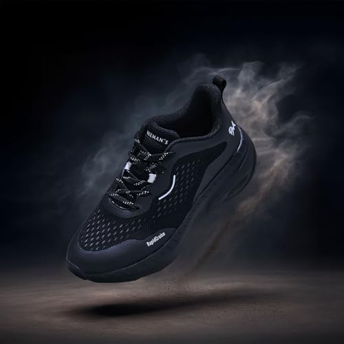 Image of Neeman's Begin Walk Drift Sneakers for Men | Breathable Knit Upper, Cushioned EVA Sole | Lightweight Walking Shoes for Everyday Comfort