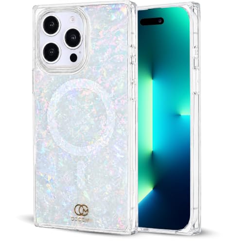 Image of COCOMII Rectangle for iPhone 13 Pro Case, Pearlescent Opal
