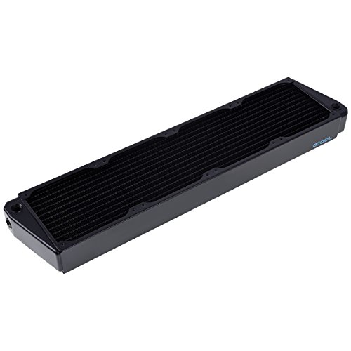 Alphacool NexXxoS XT45 Full Copper X-Flow Universel Radiateur - Ventilateurs, refoidisseurs et radiateurs (Universel, Radiateur, 12 cm, Noir, Laiton, Cuivre, Acier, 124 mm)