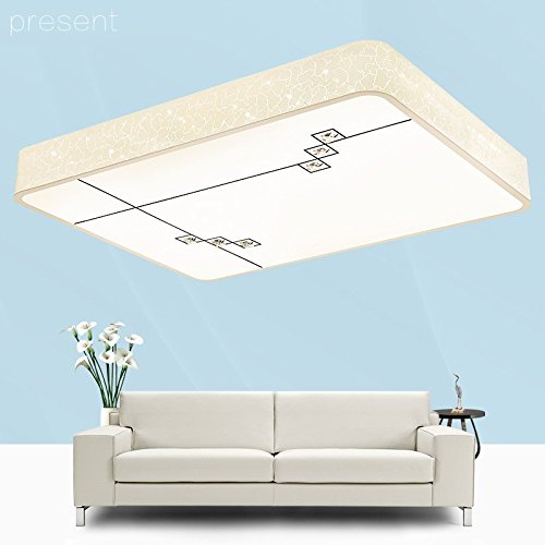 Lampe de plafond LED minimaliste structure cristal acrylique haut de gamme - 2