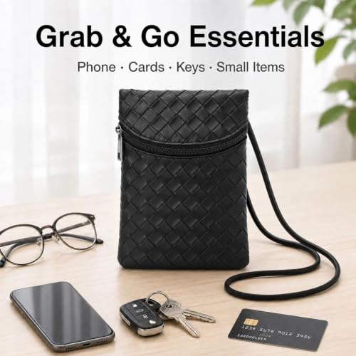 Image of Small Crossbody Women Cell Phone Purse Wallet Bag With Shoulder Strap