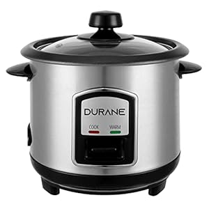 DURANE 0.8L Stainless Steel Rice Cooker