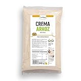 FullGas Crema de Arroz | Arroz con Leche | 1kg | 50% Hidrolizada y 50% Pregelatinizada | Textura extrafina y cremosa | Sin Azúcares Añadidos | Vegana, Sin Gluten y Sin Lactosa
