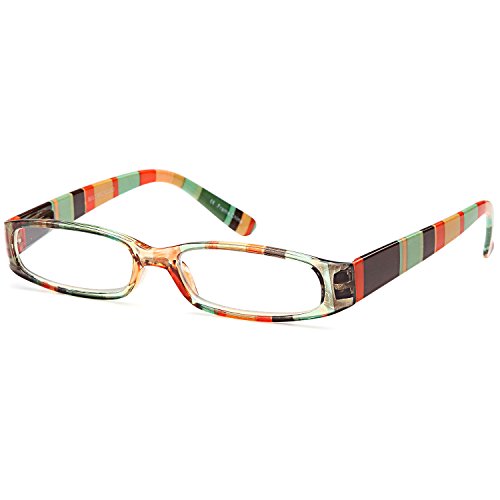 Gamma Ray Women's Reading Glasses - 4 Pairs Ladies Fashion Readers for Women - 1.75