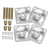 Plaques de fixation pour canapé - peuvent être utilisées pour une variété de meubles, y compris des canapés, des chaises et plus , plaque de fixation pour pieds inclinés