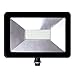 ASD 50W LED Floodlight with Arm Mount 5000K (Daylight) Slim SMD 5133lm Waterproof Outdoor Landscape Security, Black, ETL Listed DLC Certified