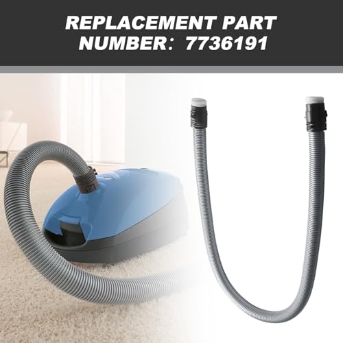 Image of Compatible with Miele Vacuum Cleaner Miele Classic C1 Suction Hose - 07736191 Pipe Grey 1.6m