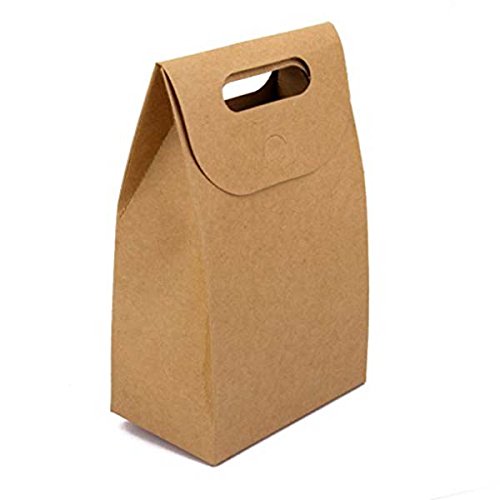 Preisvergleich Produktbild ROSENICE Geschenktüte Partytüten Papiertüten Kraftpapier - 5 Stücke