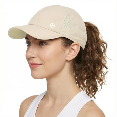 Gorra de béisbol deportiva con malla ajustable para mujer miniatura 2