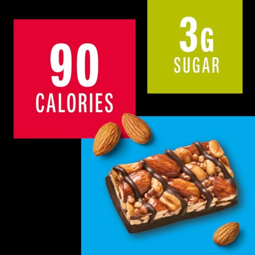 KIND Mini Snack Bars, Dark Chocolate Nuts & Sea Salt, Gluten Free, Low Sugar, Low Calorie Snacks, 10 Count - image 3