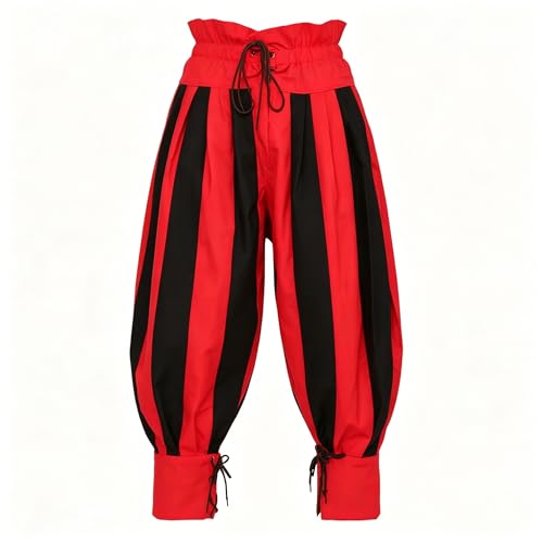 Pantalon de pirate médiéval homme navigation gothique Renaissance large