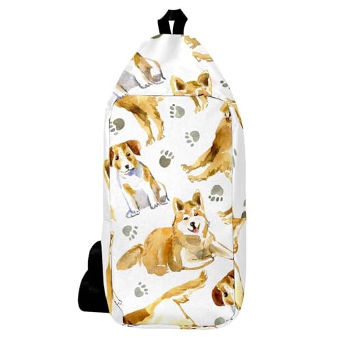 Mochila bandolera de perro para viajes y senderismo multicolor 36.5cm
