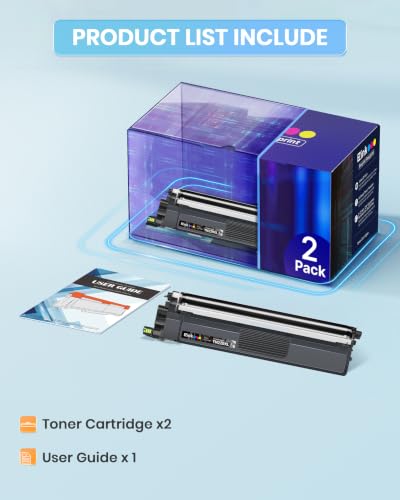 Image of E-Z Ink Compatible Toner Cartridge Replacement for Brother TN229XL Toner Cartridges TN229XL Black High Yield to use with Brother MFC-L3780CDW HL-L3280CDW MFC-L3720CDW HL-L3220CDW with Chip (2 Black)