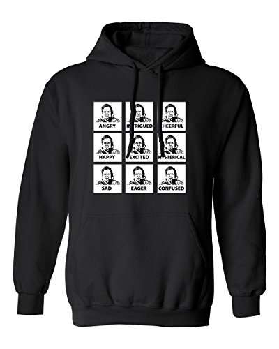 RIVEBELLA Bill Belichick Funny Mens Hoodie Hooded Sweatshirt Black