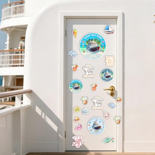 Imán personalizado para puerta de crucero Mardi Gras miniatura 7