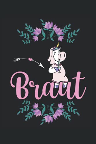 Braut: Kariertes Notebook Tagebuch ToDo oder Journal (15.24 x 22.86 cm) mit...