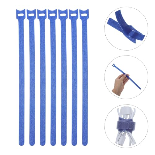 Artibetter 100pcs Bridas para Cables para Organización Reusable Azul miniatura 7