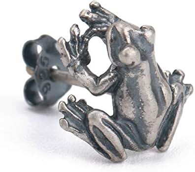 Amazon | [silver KYASYA]カエルピアス シルバー925 蛙 フロッグ