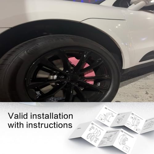Calcomanías para cubierta de pinza de coche en aluminio mecanizado 4