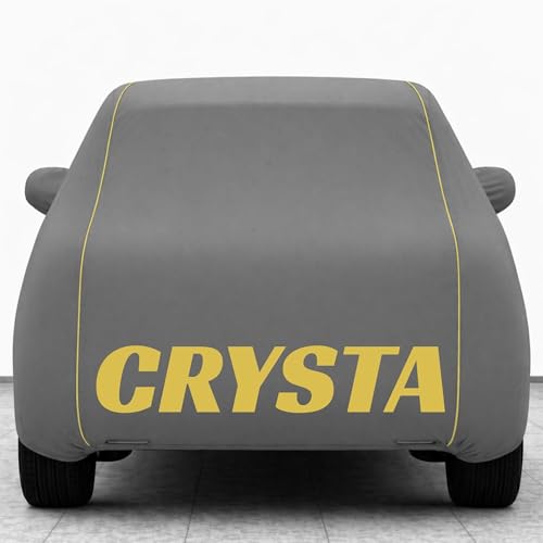 Image of Kings of Cover New Grey 100% Waterproof Crysta Car Cover | Polyester Car Body Cover for Rain & Sun | UV Protection, Dustproof, Scratch Resistant, Windproof, Heat Resistant, Custom Fit