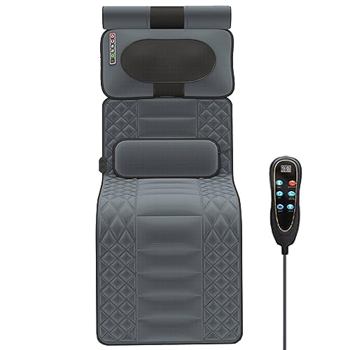 Tapis de massage électrique Shiatsu pliable avec 20 têtes et fonction chauffante