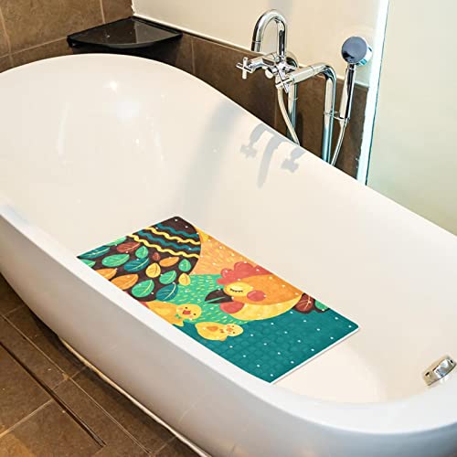 Tapis de bain antidérapant avec trous de drainage et ventouses - 6