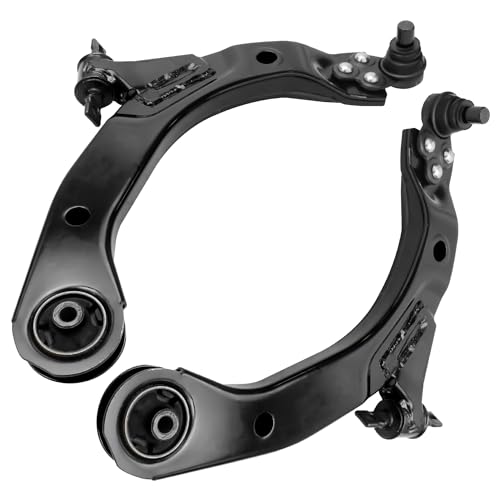 Detroit Axle - Front Lower Control Arms w/Ball Joints for Chevrolet Cobalt HHR Pontiac G5 Pursuit Saturn Ion, 2 Lower Control Arms & Ball Joints Replacement, RPO Code FE1 (Soft Ride Suspension)