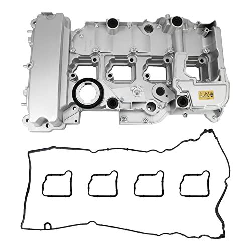 Image of Upgraded Aluminum Valve Cover with Gaskets Compatible with Merce-des-Benz C200 C250 E250 SLK200 SLK250, OE# A2710101730 2710101730