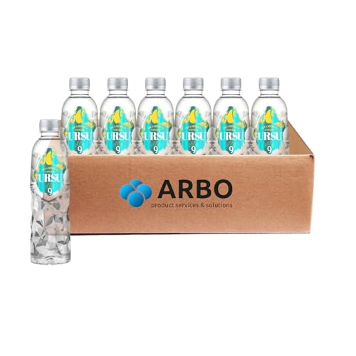 ArBo-Living Drinks – CR7 Ursu Wasser 6er Pack 0,5L – Alkalisches Premium-Wasser (pH 9) aus Spanien – Reines Quellwasser inspiriert von Cristiano Ronaldo, nachhaltig & ideal für Sport & Alltag