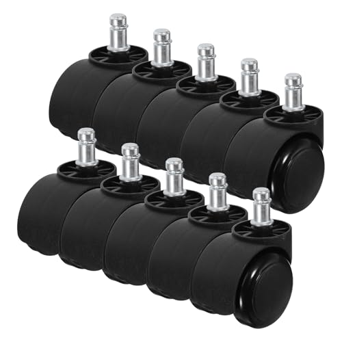 MOTHNUR 2�C���`�C���T�[�g�X�v�����O���֎q�p �L���X�^�[10�� �u���b�N�É��`�F�A�z�C�[�� �ϋv�����ی�Ή� �I�t�B�X�`�F�A�����p