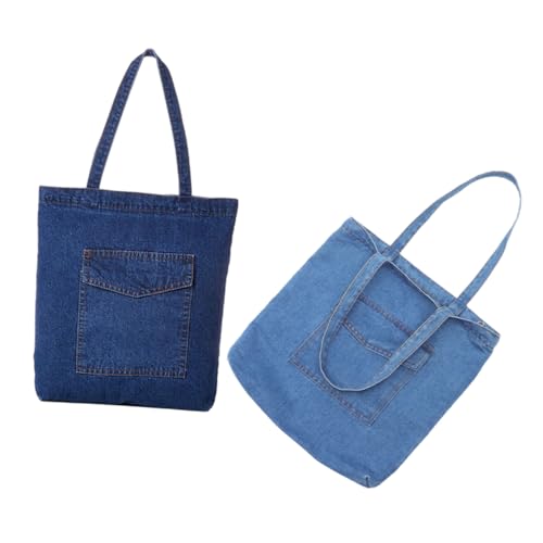 Sac en jean à bandoulière le grand fourre-tout pour vos voyages et travail