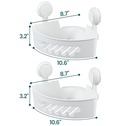 Taili Corner Shower Caddy Suction Cups Heavy Duty 2 Pack thumb #5