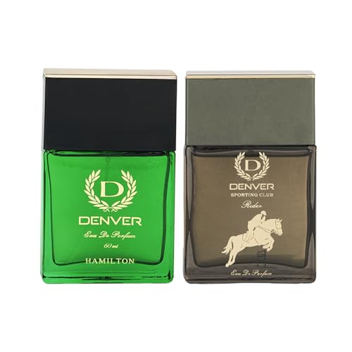 Image of DENVER Hamilton & Rider Perfume For Men - 60ML Each, Pack Of 2| Long Lasting Perfume Body Scent For Men